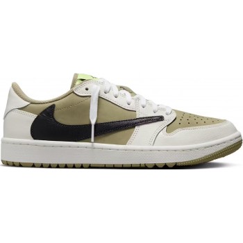 Buy Travis Scott x Air Jordan 1 Low Golf 'Neutral Olive' - FZ3124 200