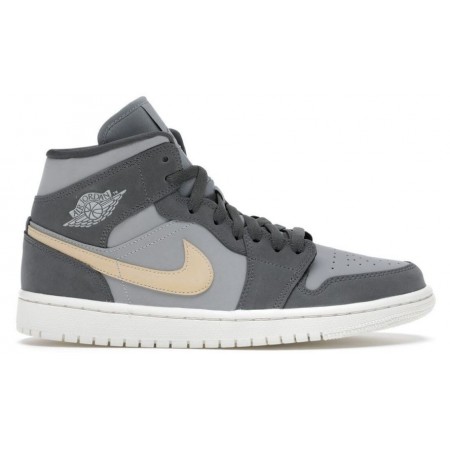 Wmns Air Jordan 1 Mid 'Iron Grey Onyx'