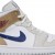 Air Jordan 1 Mid 'White Khaki Blue Void'