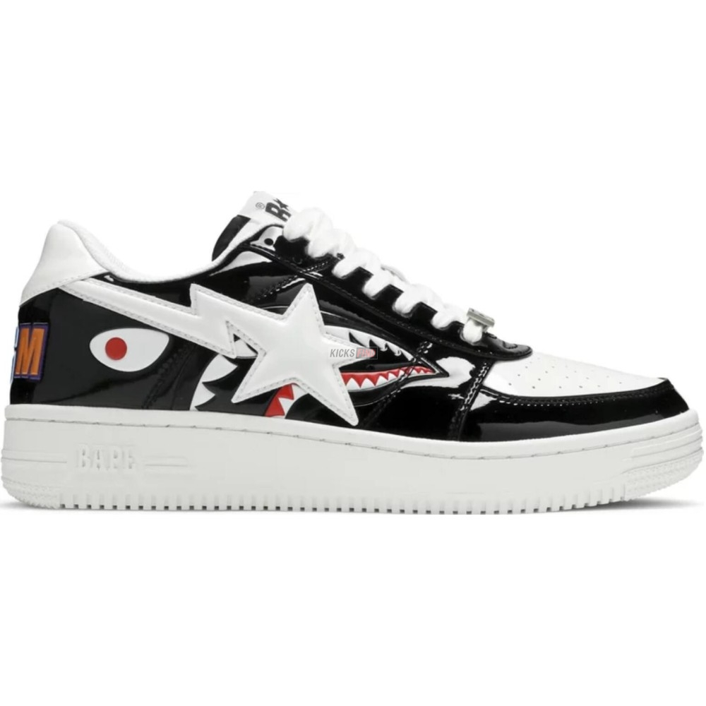 Bapesta Low M1 ''Shark Face - Black''