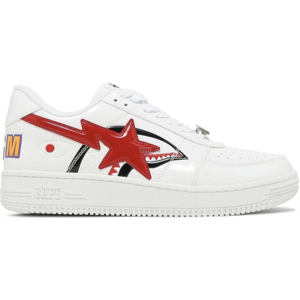 Bapesta Low M2 ''Shark Face - White''