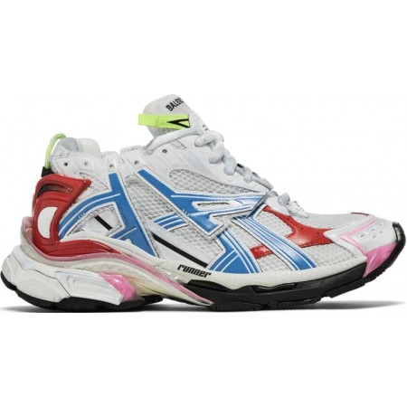 Balenciag* Runner Sneaker 'White Red Blue Pink'