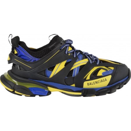 Balenciag* Track Trainer 'Black Yellow Blue'