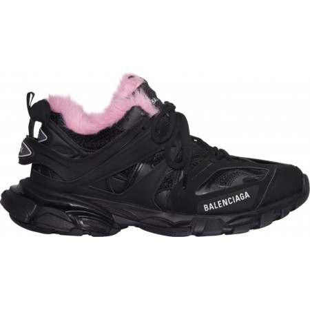 Balenciag* Wmns Track Sneaker 'Fake Fur - Black Pink'