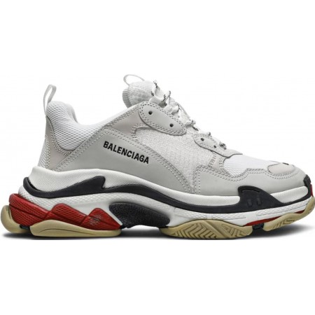 Balenciag* Triple S Sneaker 'White Black Red'