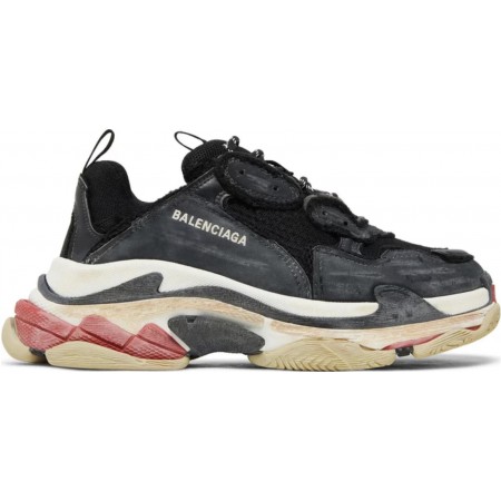 Balenciag* Triple S Sneaker 'DIY - Black Red'