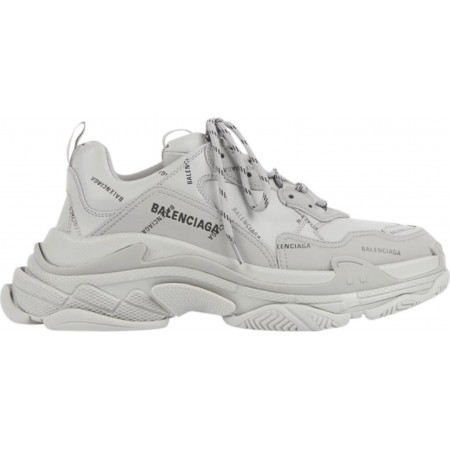 Balenciag* Triple S Sneaker 'Allover Logo - Grey'