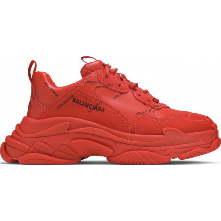 Balenciag* Triple S Sneaker 'Allover Logo - Red'