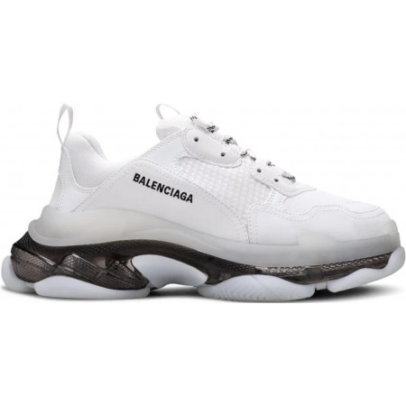 Balenciag* Triple S Sneaker 'Clear Sole - White Black'