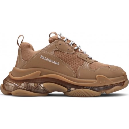 Balenciag* Triple S Sneaker 'Clear Sole - Light Camel'