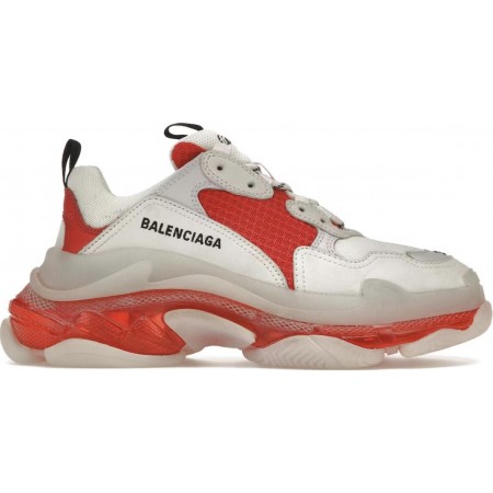 Balenciag* Wmns Triple S 'Clear Sole - Red'