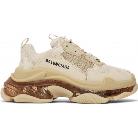 Balenciag* Wmns Triple S Sneaker 'Clear Sole - Nude'