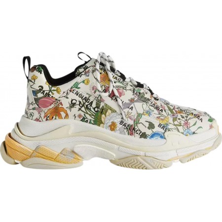 Gucc* x Balenciag* Triple S Sneaker 'The Hacker Project - Floral'