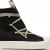 Rick Owens DRKSHDW Strobe Cotton Denim Hexa High 'Black Milk'