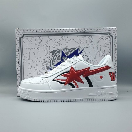 Bapesta Low M2 'Shark Face - White'