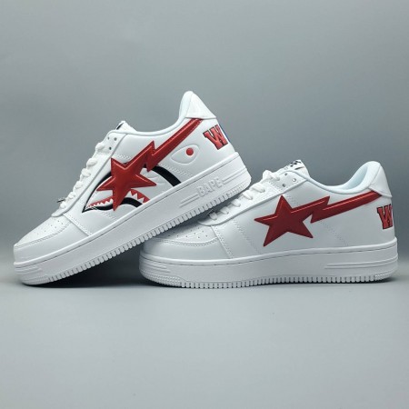 Bapesta Low M2 'Shark Face - White'