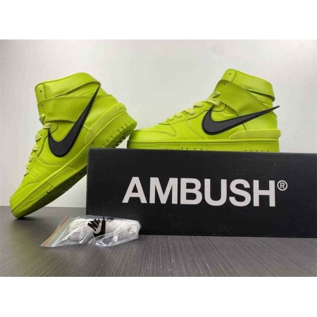 AMBUSH x Dunk High 'Flash Lime'