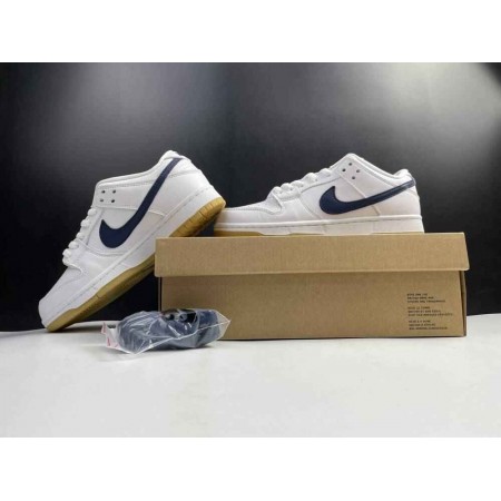 Dunk Low Pro ISO SB 'Orange Label - White Navy'