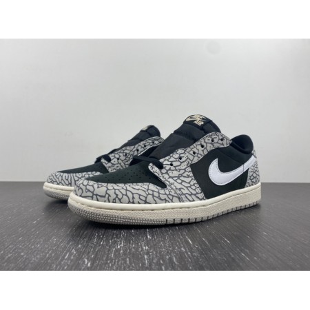 Air Jordan 1 Retro Low OG 'Black Cement'