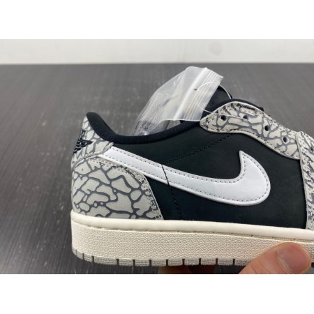 Air Jordan 1 Retro Low OG 'Black Cement'