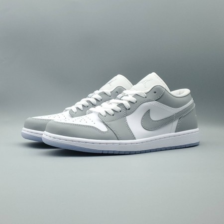 Wmns Air Jordan 1 Low 'White Wolf Grey'