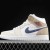 Air Jordan 1 Mid 'White Khaki Blue Void'