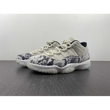 Air Jordan 11 Retro Low 'Light Bone Snakeskin'