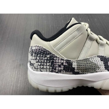 Air Jordan 11 Retro Low 'Light Bone Snakeskin'