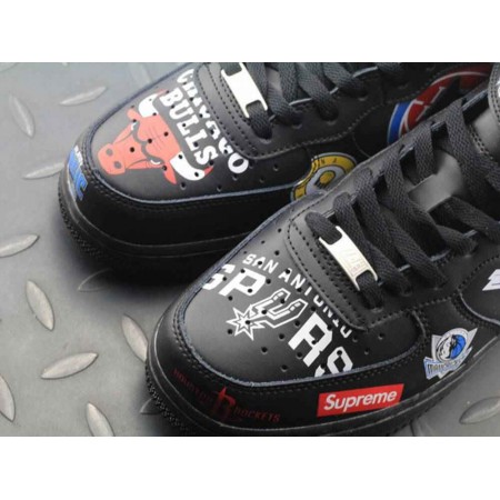 Supreme x NBA x Air Force 1 Mid 07 'Black'