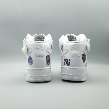 Supreme x NBA x Air Force 1 Mid 07 'White'