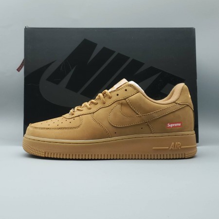 Supreme x Air Force 1 Low SP 'Wheat'