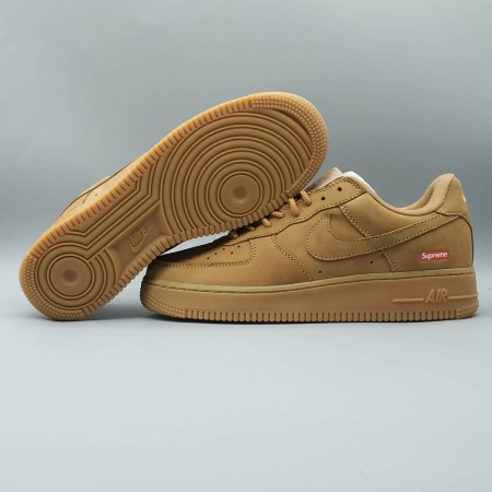 Supreme x Air Force 1 Low SP 'Wheat'