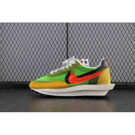 sacai x LDWaffle 'Green Gusto'