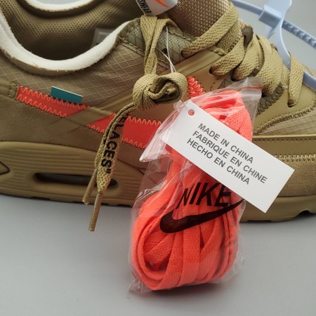 Off-White x Air Max 90 'Desert Ore'