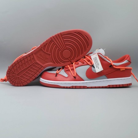 Off-White x Dunk Low 'University Red'