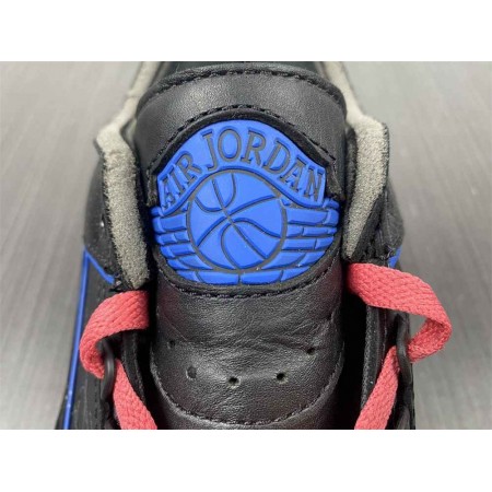 Off-White x Air Jordan 2 Retro Low SP 'Black Varsity Royal'