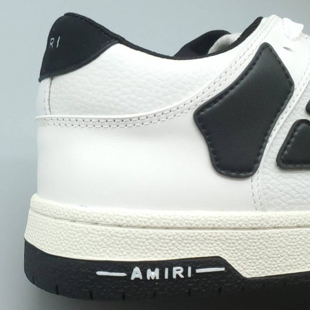 Amiri Skel Top Low 'White Black'