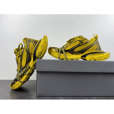 Balenciag* 3XL Sneaker 'Worn-Out - Yellow Black'