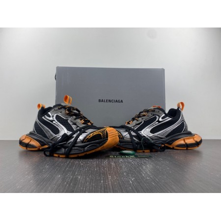 Balenciag* 3XL Sneaker 'Worn-Out - Black Orange Grey'