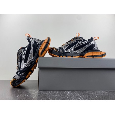 Balenciag* 3XL Sneaker 'Worn-Out - Black Orange Grey'