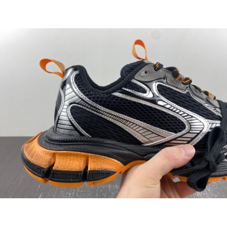 Balenciag* 3XL Sneaker 'Worn-Out - Black Orange Grey'