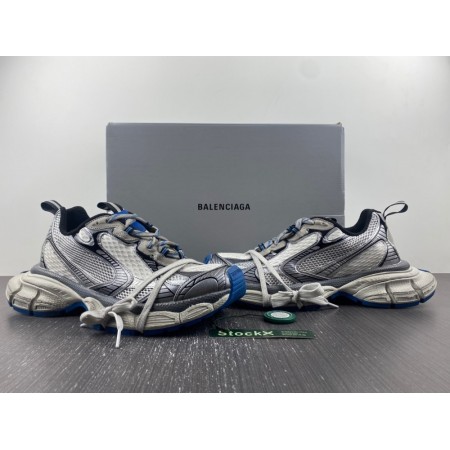 Balenciag* 3XL Sneaker 'Worn-Out - Grey White Blue'