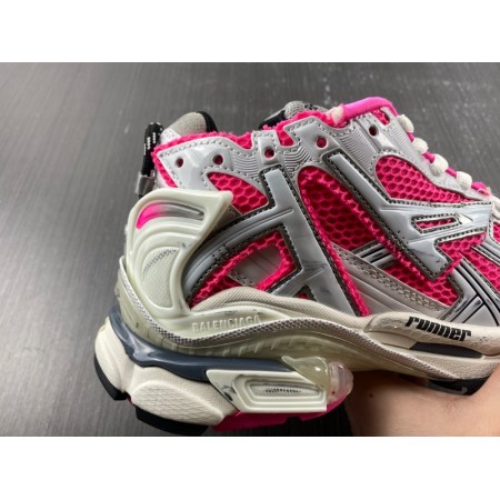 Balenciag* Wmns Runner Sneaker 'White Neon Pink'