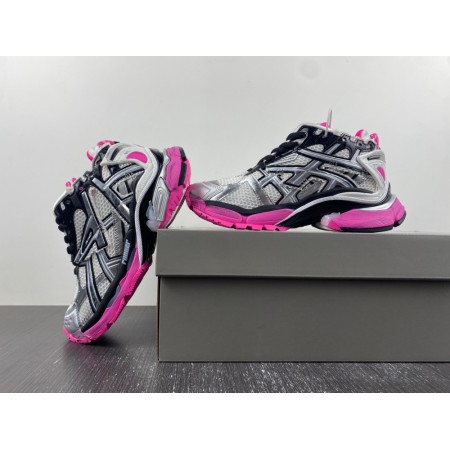 Balenciag* Wmns Runner Sneaker 'Black Neon Pink'