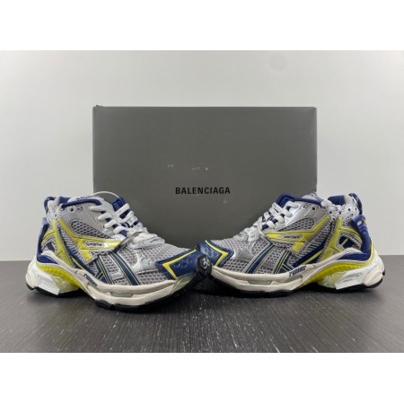 Balenciag* Runner Sneaker 'White Blue Yellow'