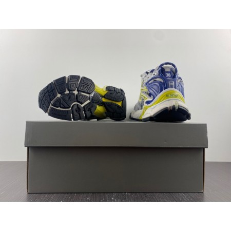 Balenciag* Runner Sneaker 'White Blue Yellow'