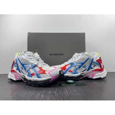 Balenciag* Runner Sneaker 'White Red Blue Pink'