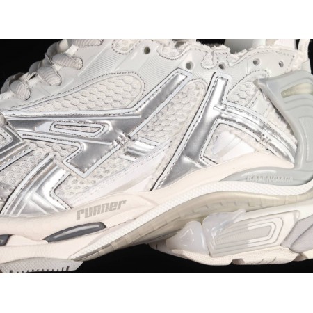 Balenciag* Runner Sneaker 'White Silver'