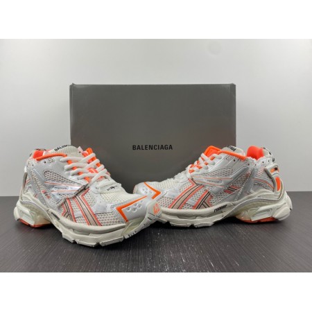 Balenciag* Runner Sneaker 'Eggshell Neon Orange'