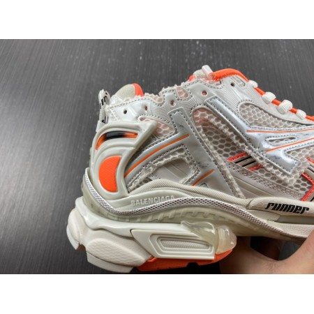 Balenciag* Runner Sneaker 'Eggshell Neon Orange'